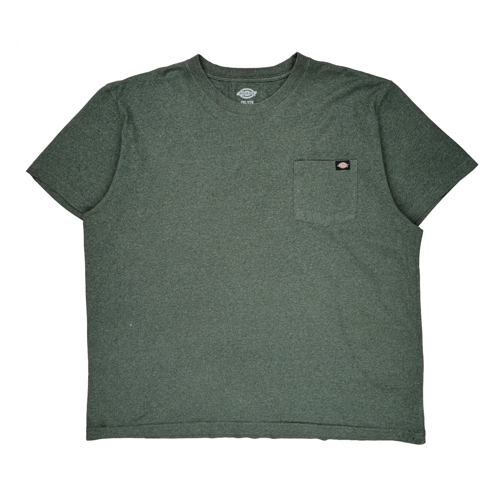 Dickies T-Shirt - 2XL Green Polyester Blend