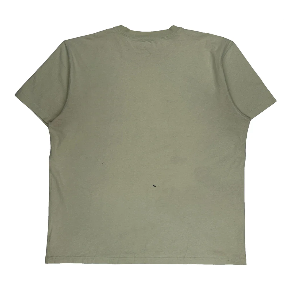 Dickies Tall T-Shirt - 2XL Green Cotton - Image 2
