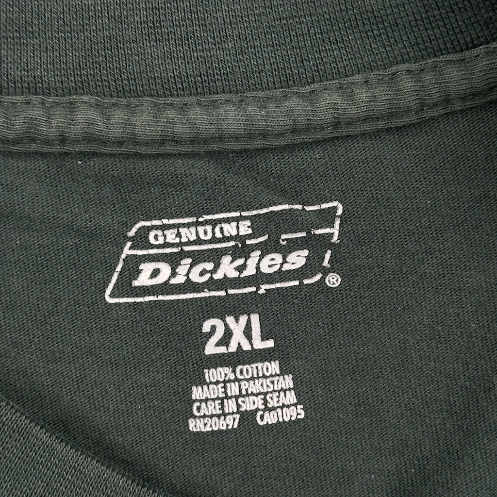 Dickies T-Shirt - 2XL Green Cotton - Image 3