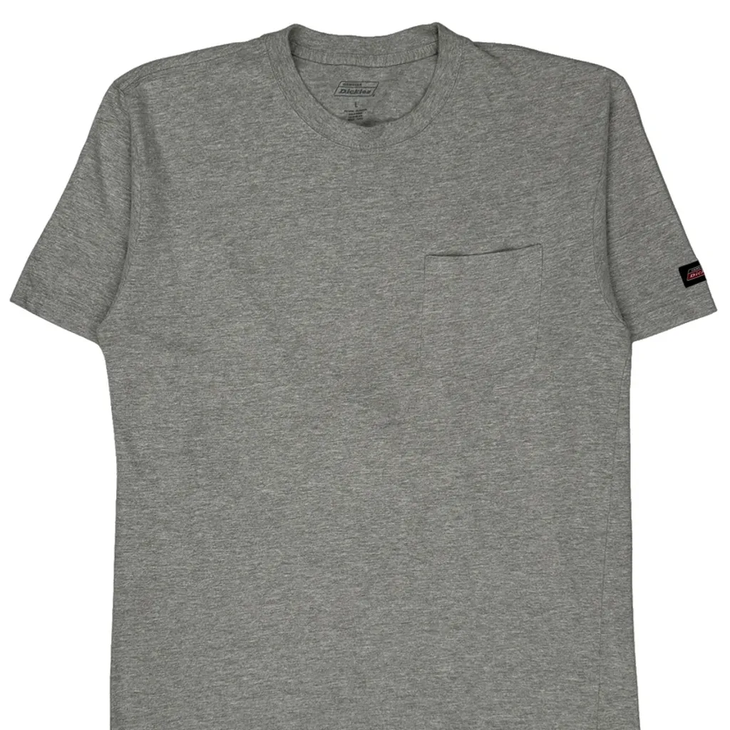 Dickies T-Shirt - Large Grey Cotton - Image 5