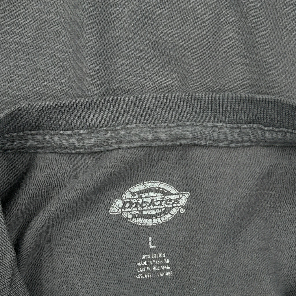 Dickies T-Shirt - Large Grey Cotton - Image 3