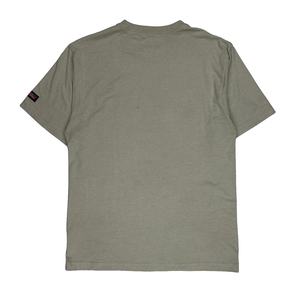 Dickies T-Shirt - Large Grey Cotton Blend - Image 2