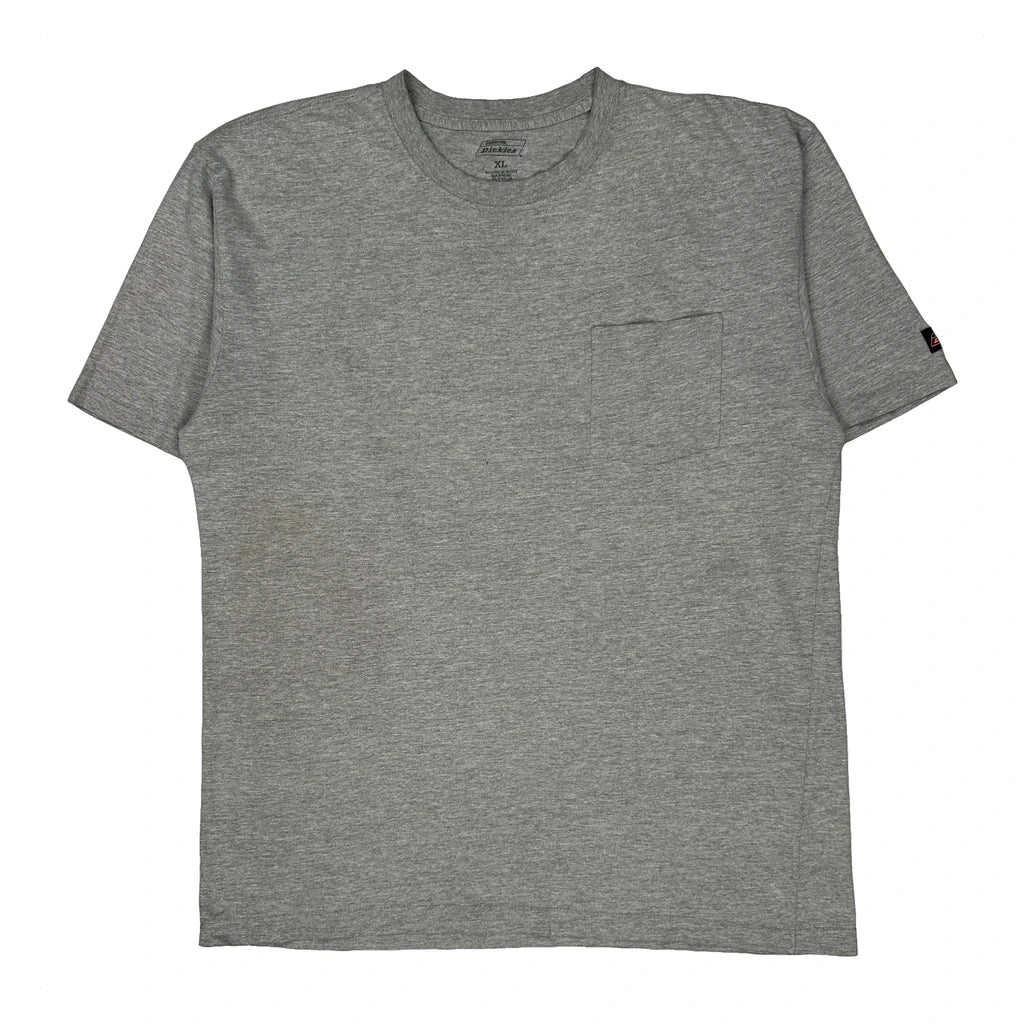 Dickies T-Shirt - XL Grey Cotton Blend