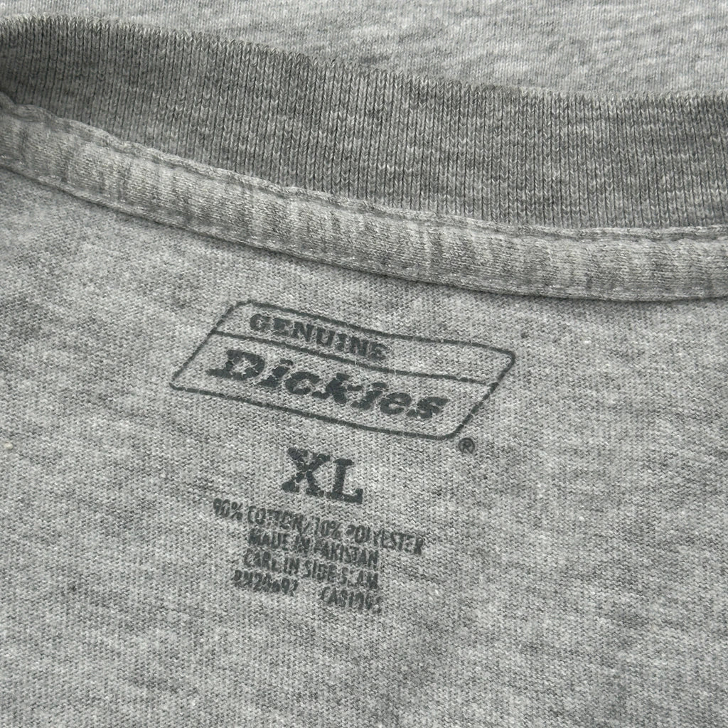 Dickies T-Shirt - XL Grey Cotton Blend - Image 3