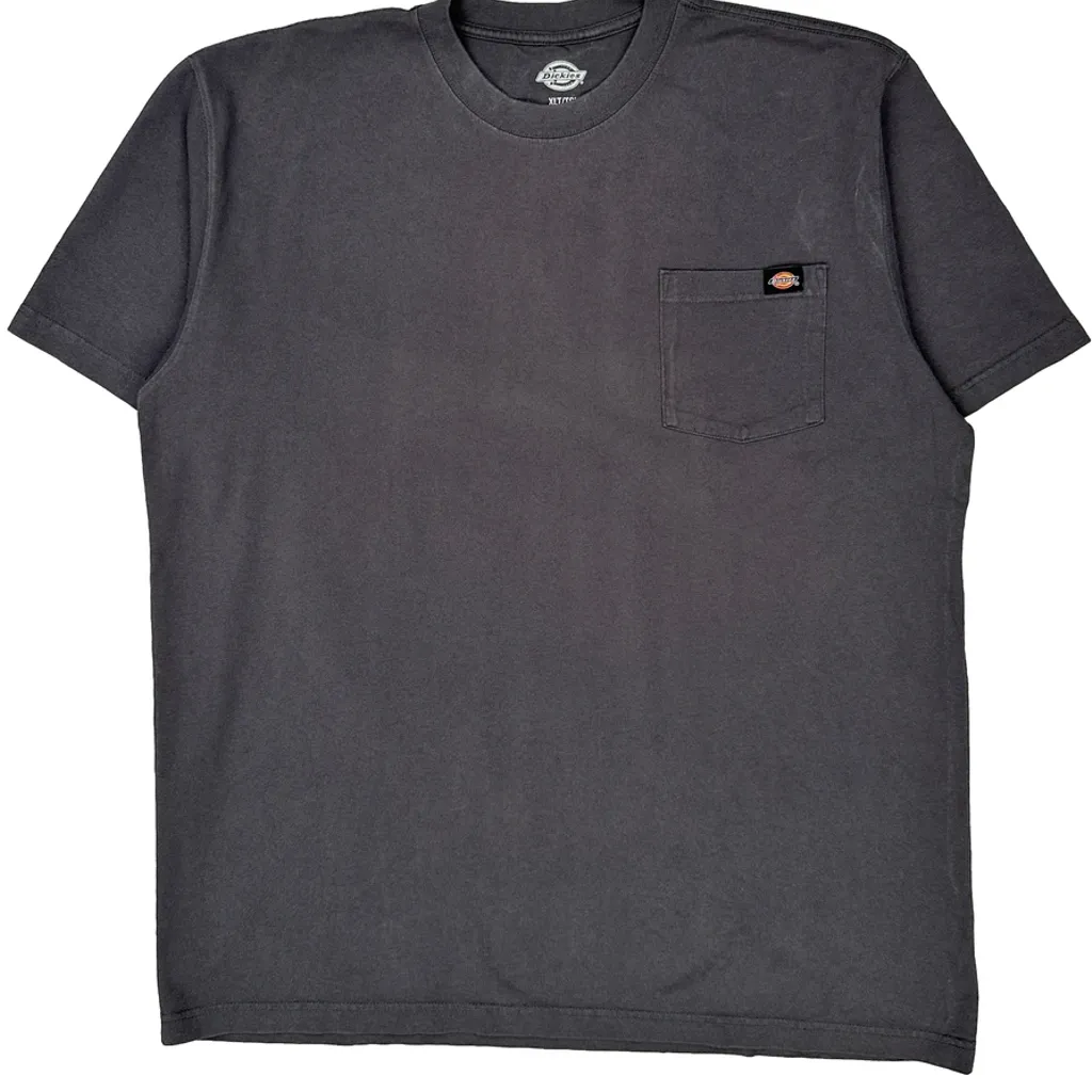 Dickies Tall T-Shirt - XL Grey Cotton - Image 5