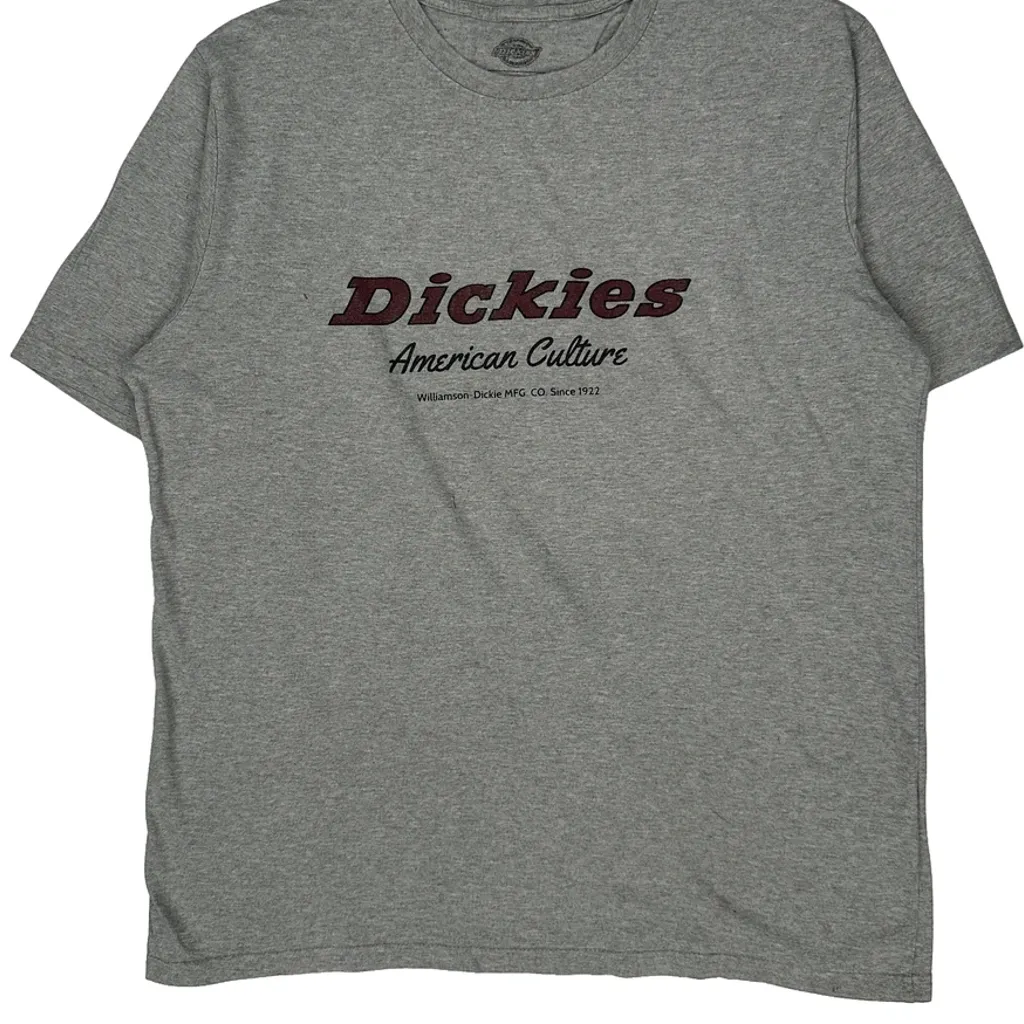 Dickies T-Shirt - XL Grey Cotton - Image 5