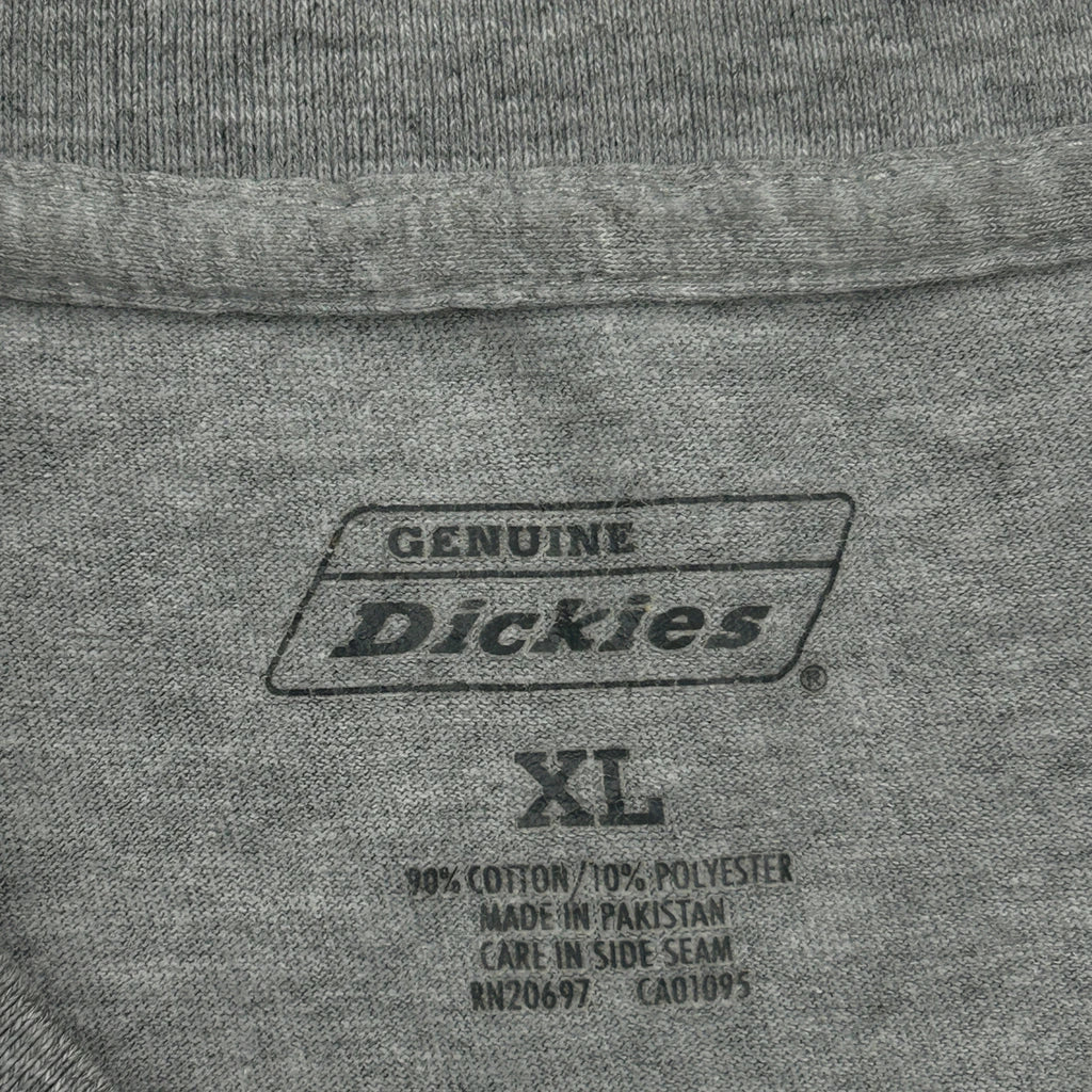 Dickies T-Shirt - XL Grey Cotton Blend - Image 3