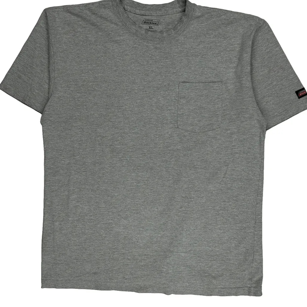 Dickies T-Shirt - XL Grey Cotton Blend - Image 4