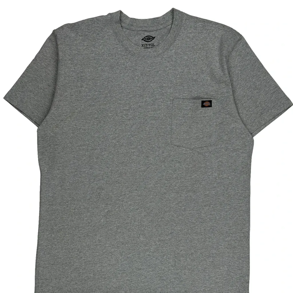 Dickies Tall T-Shirt - XL Grey Cotton - Image 4