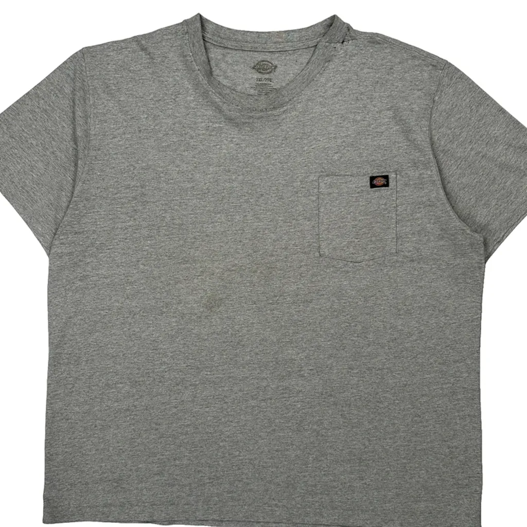Dickies T-Shirt - 2XL Grey Cotton - Image 5