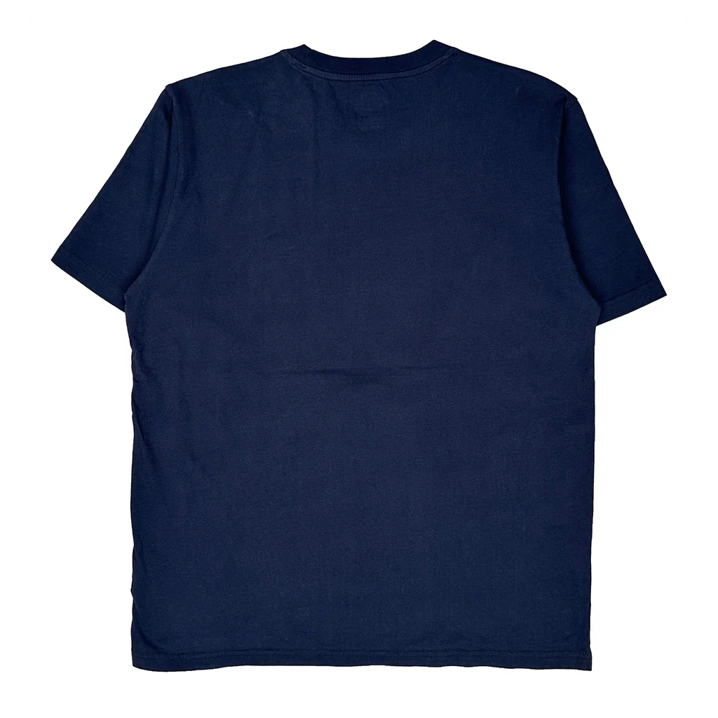 Dickies T-Shirt - Large Navy Cotton - Image 2
