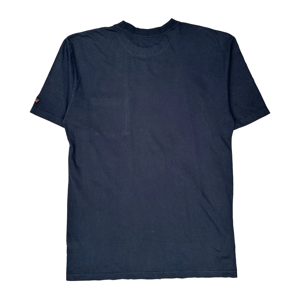 Dickies Tall T-Shirt - Large Navy Cotton - Image 2