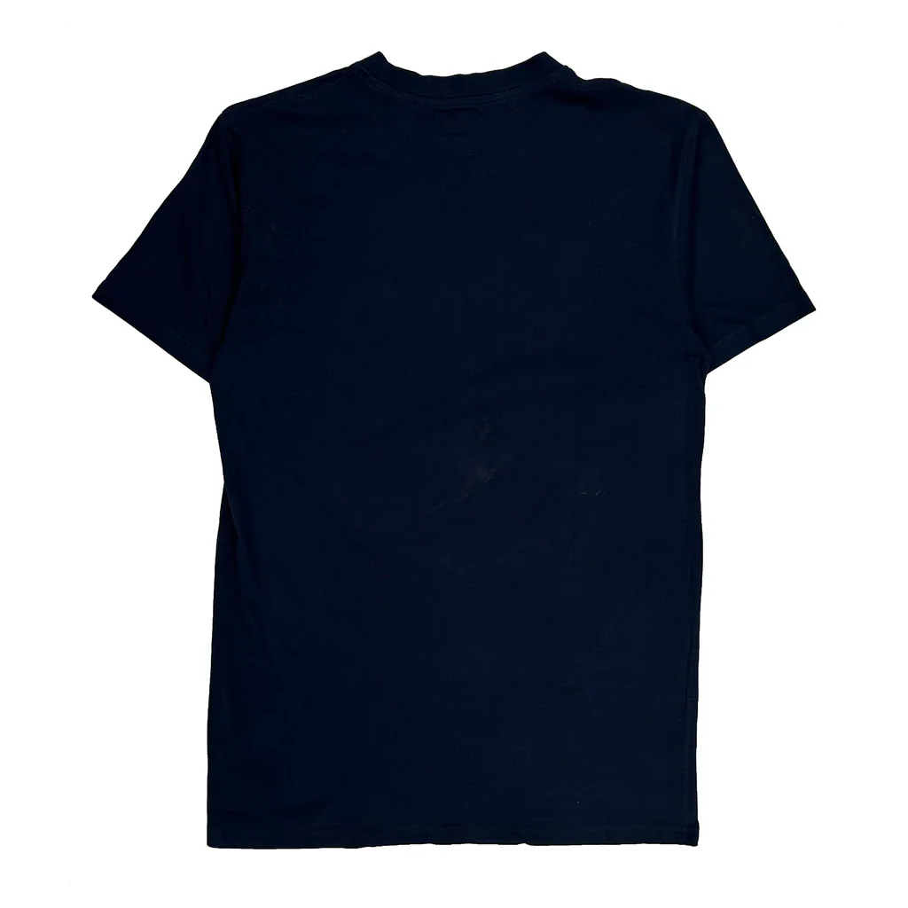 Dickies T-Shirt - Large Navy Cotton - Image 2