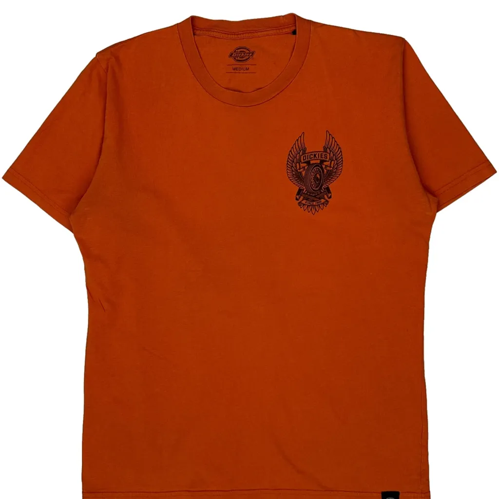 Dickies T-Shirt - Medium Orange Cotton - Image 4