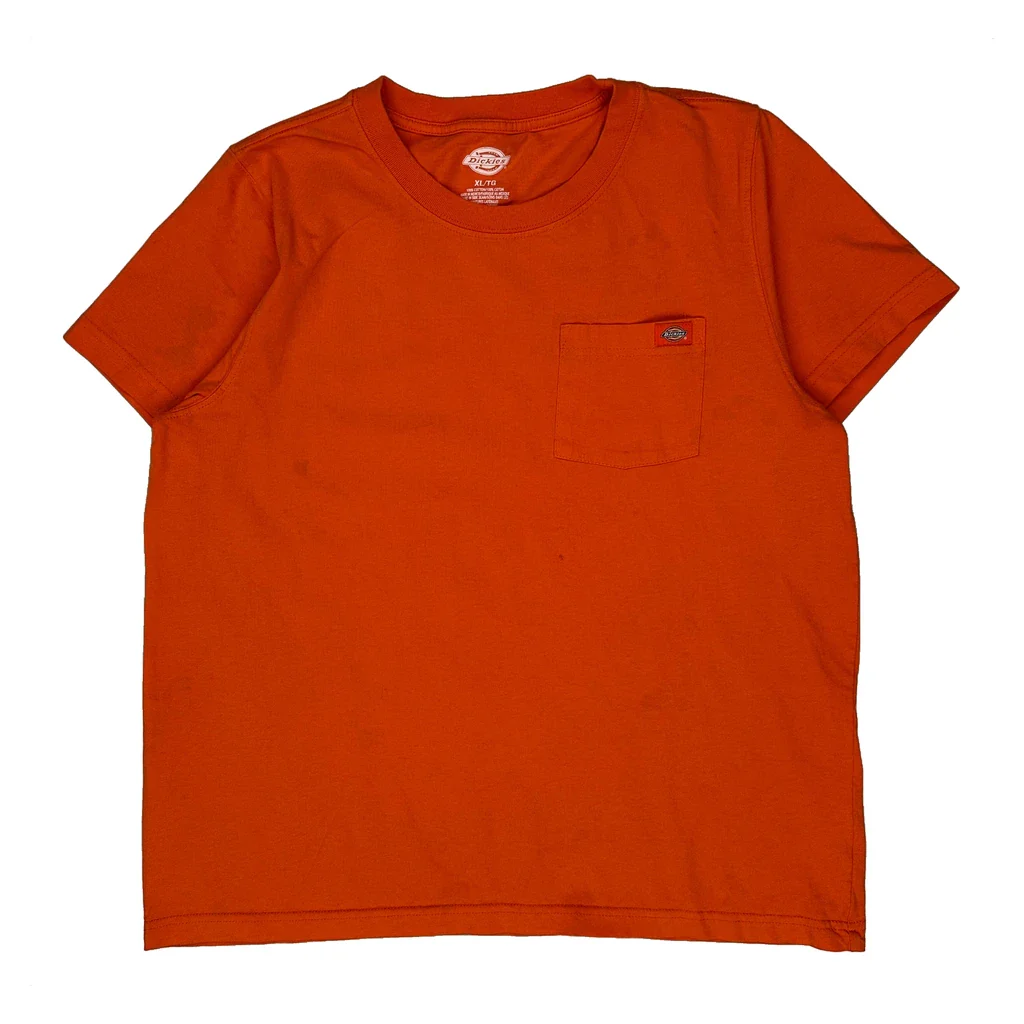 Dickies T-Shirt - XL Orange Cotton