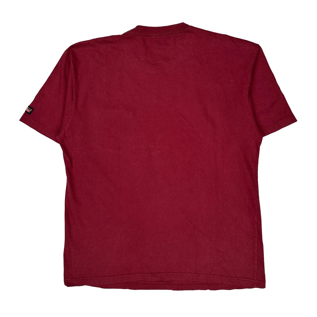 Dickies T-Shirt - XL Red Cotton - Image 2