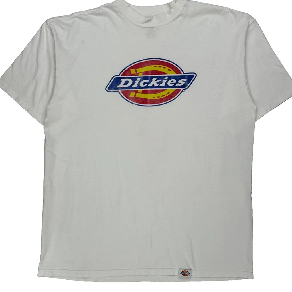 Dickies T-Shirt - XL White Cotton - Image 4