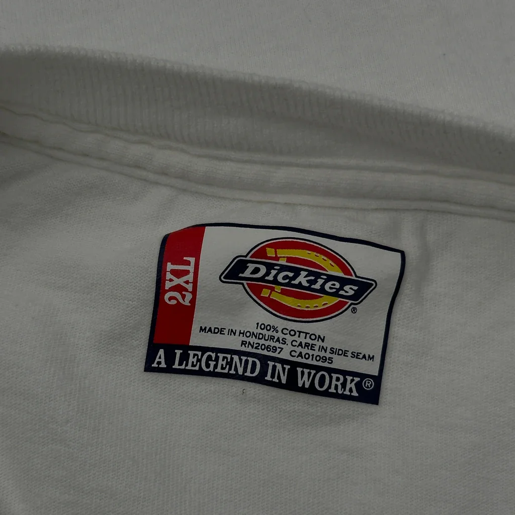 Dickies T-Shirt - 2XL White Cotton - Image 3