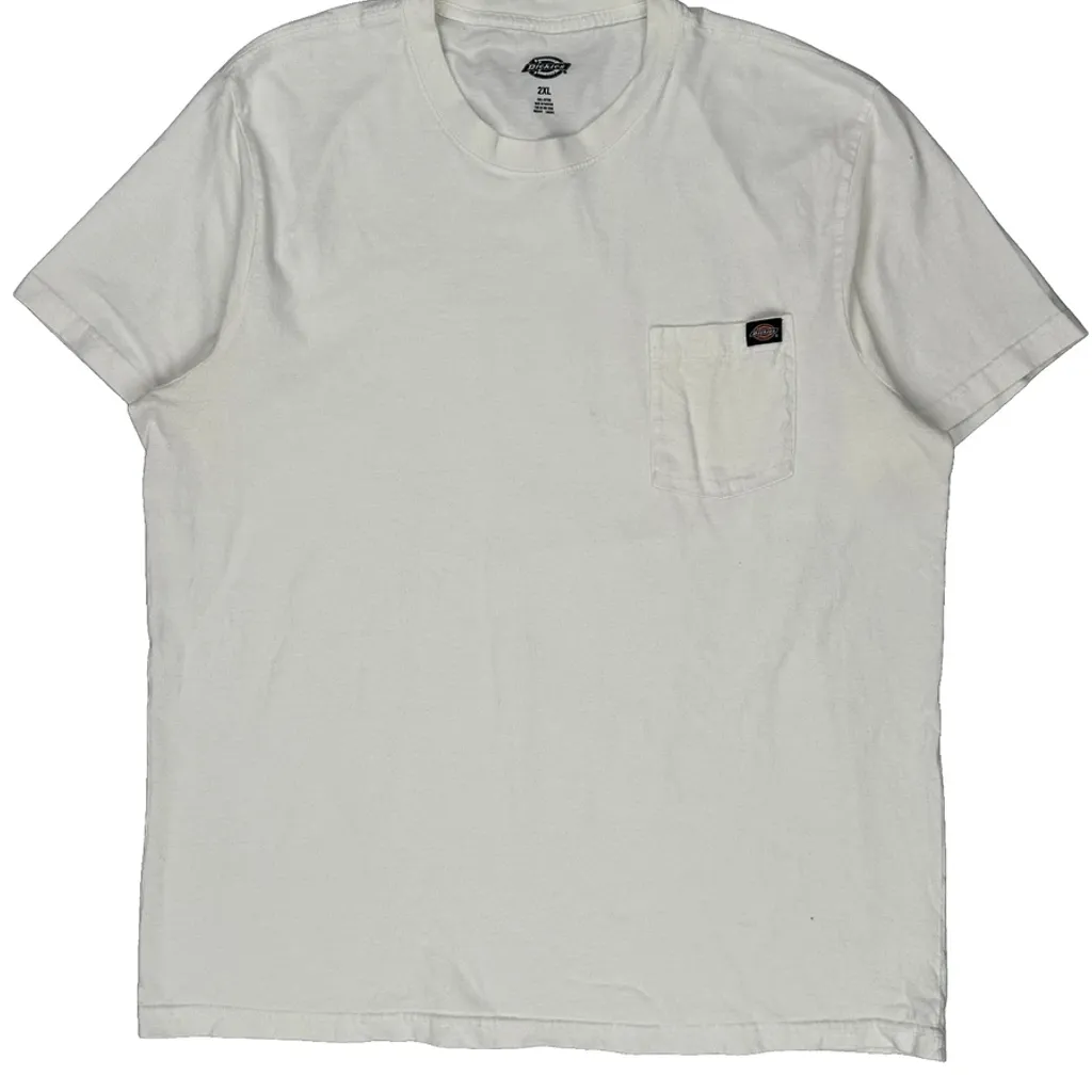 Dickies T-Shirt - 2XL White Cotton - Image 5