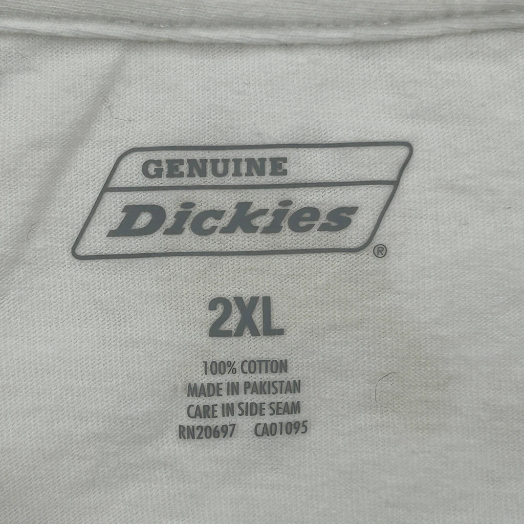 Dickies T-Shirt - 2XL White Cotton - Image 3