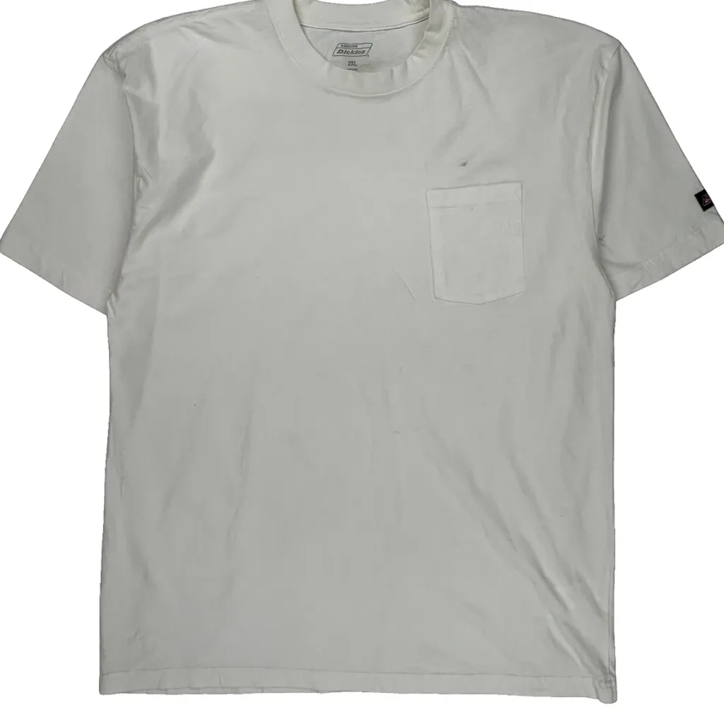 Dickies T-Shirt - 2XL White Cotton - Image 5