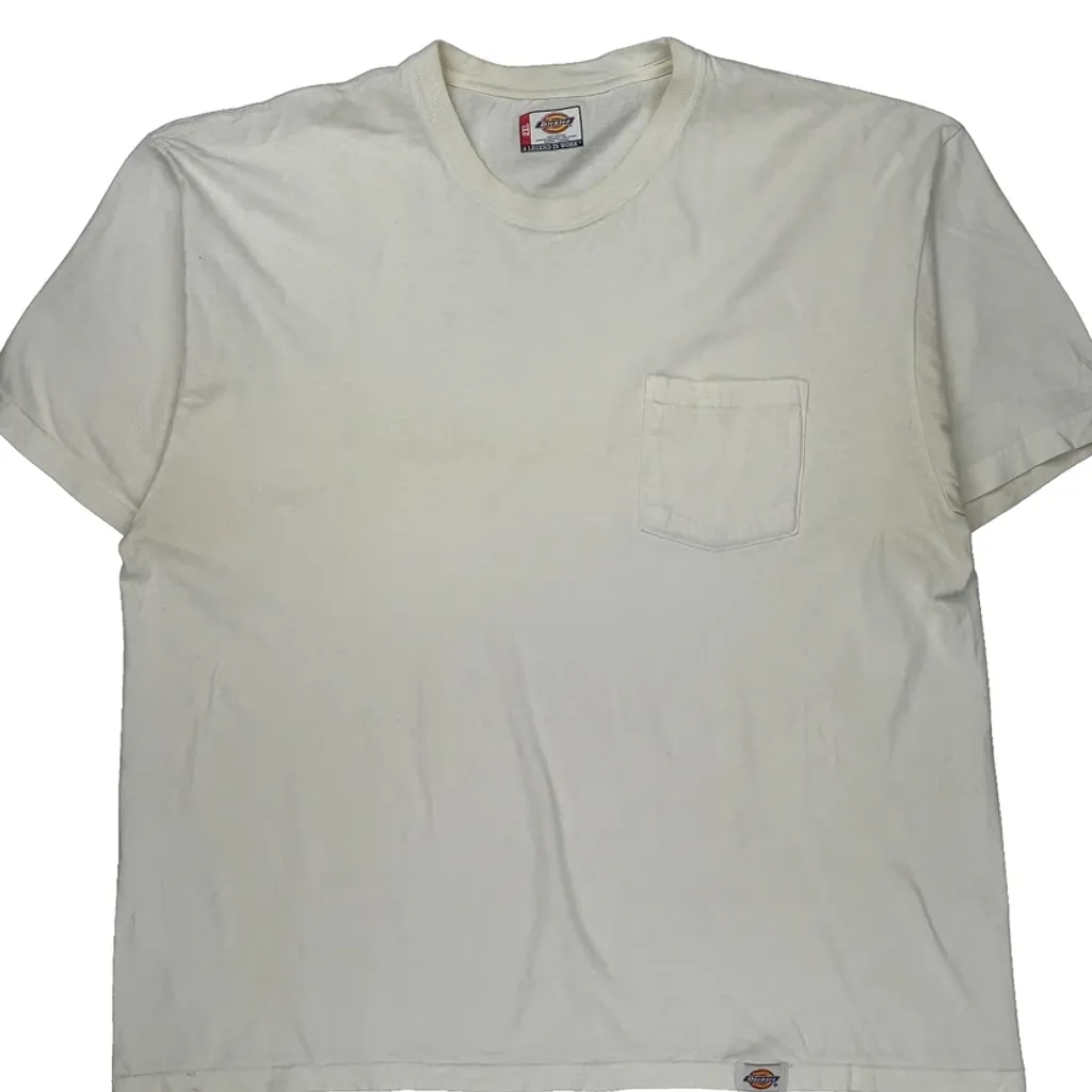 Dickies T-Shirt - 2XL White Cotton - Image 5