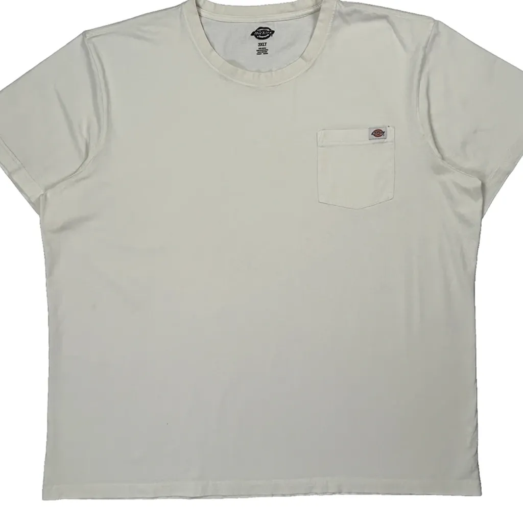 Dickies T-Shirt - 3XL White Cotton - Image 5
