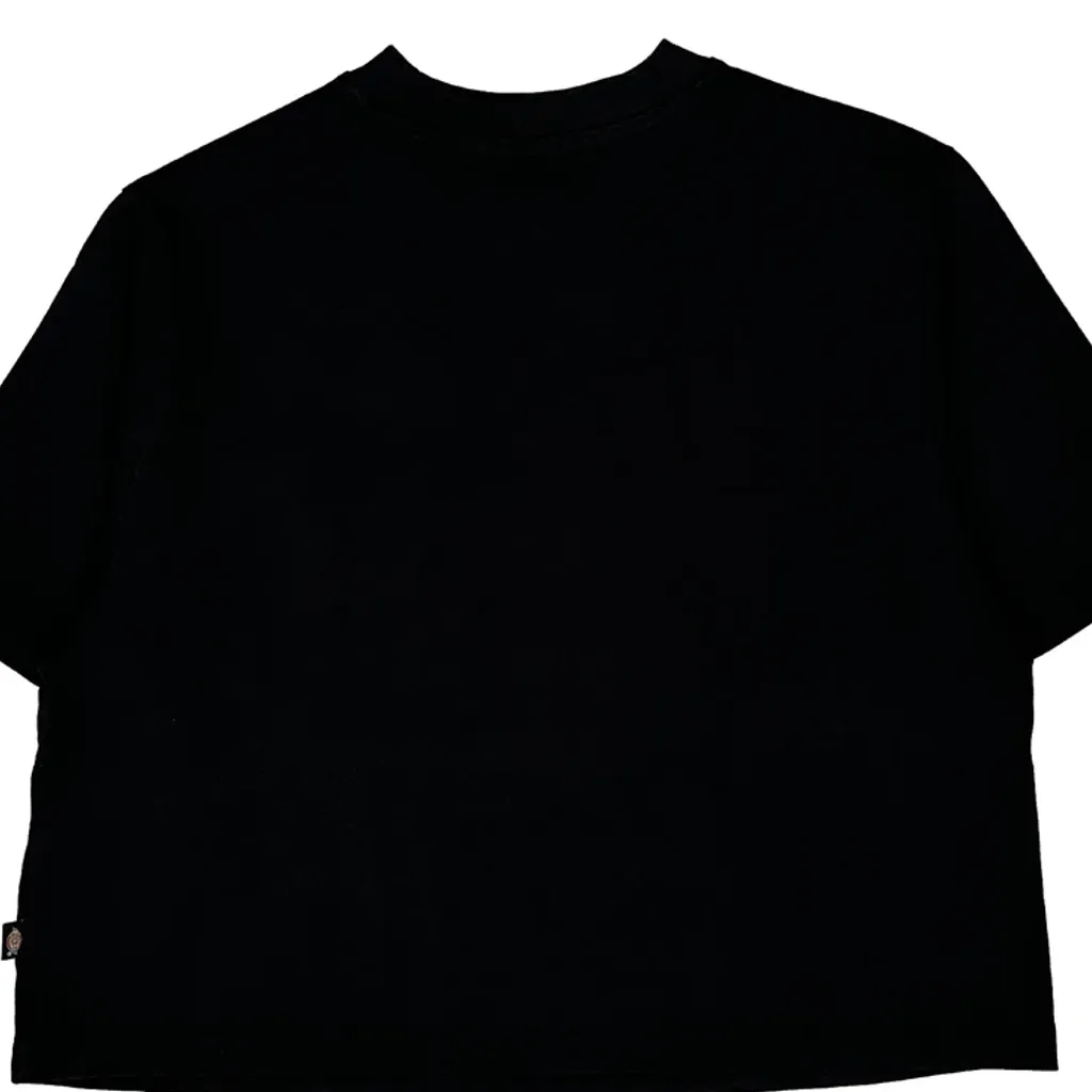 Dickies Cropped T-Shirt - Small Black Cotton - Image 6