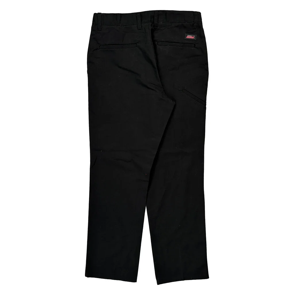 Dickies Trousers - 30W 29L Black Polyester Blend