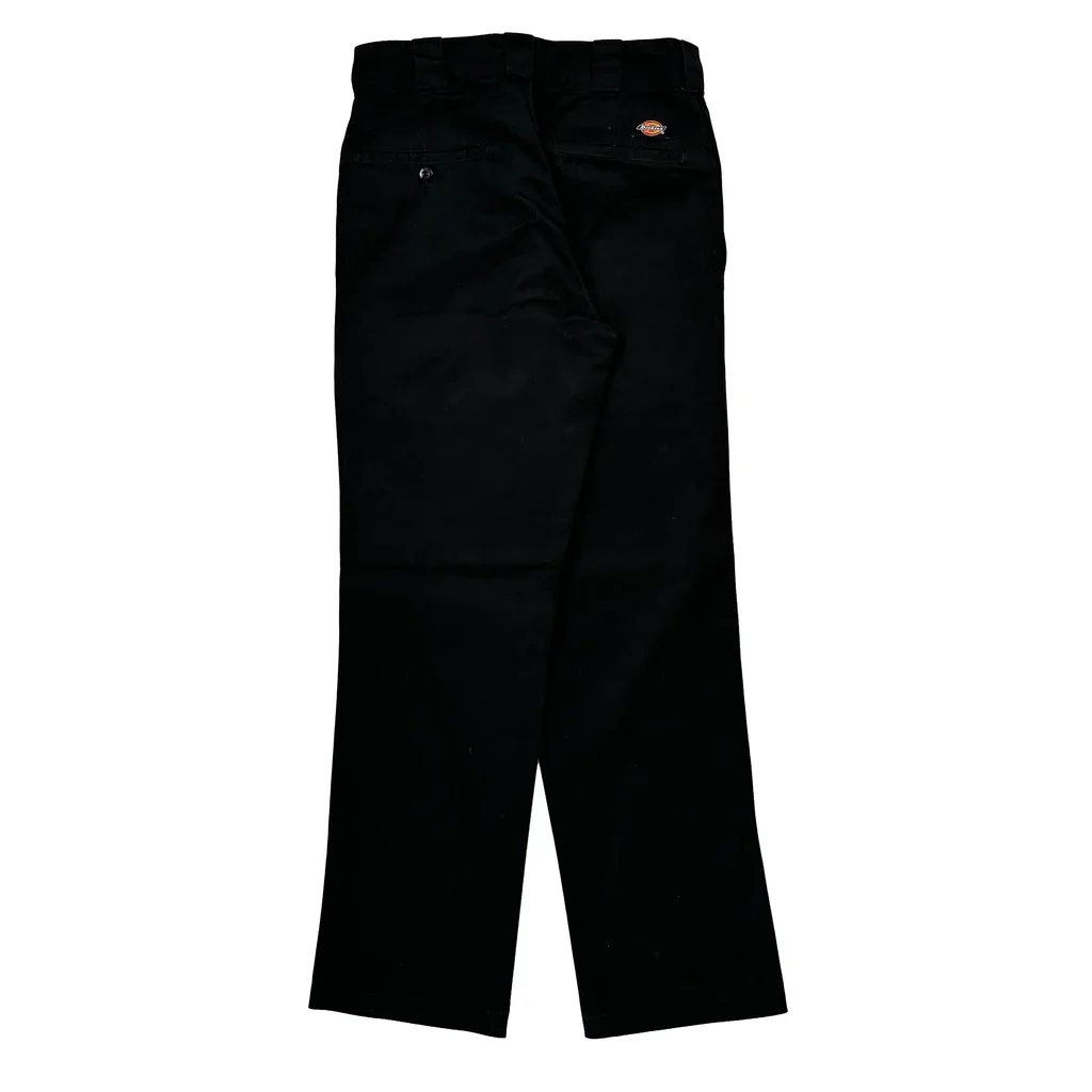 Dickies Trousers - 30W 31L Black Cotton Blend