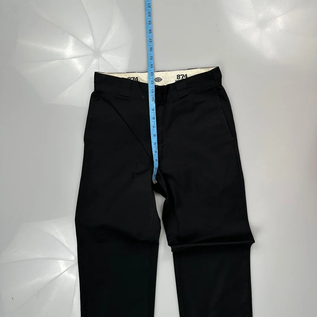 Dickies Trousers - 30W 31L Black Cotton Blend - Image 4