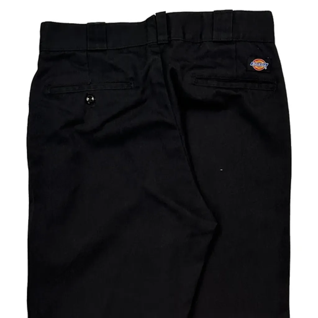 Dickies Trousers - 30W 30L Black Cotton Blend - Image 7