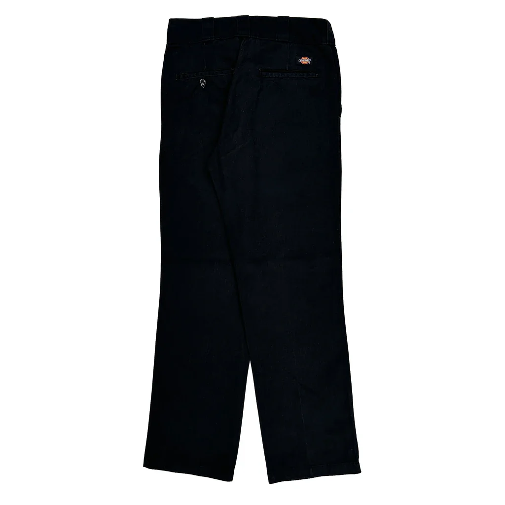Dickies Trousers - 30W 32L Black Polyester Blend
