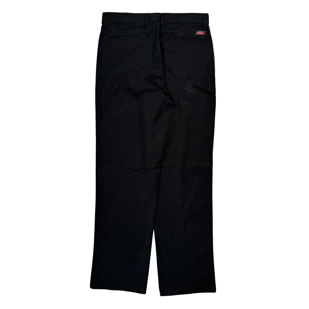 Dickies Trousers - 33W 33L Black Cotton