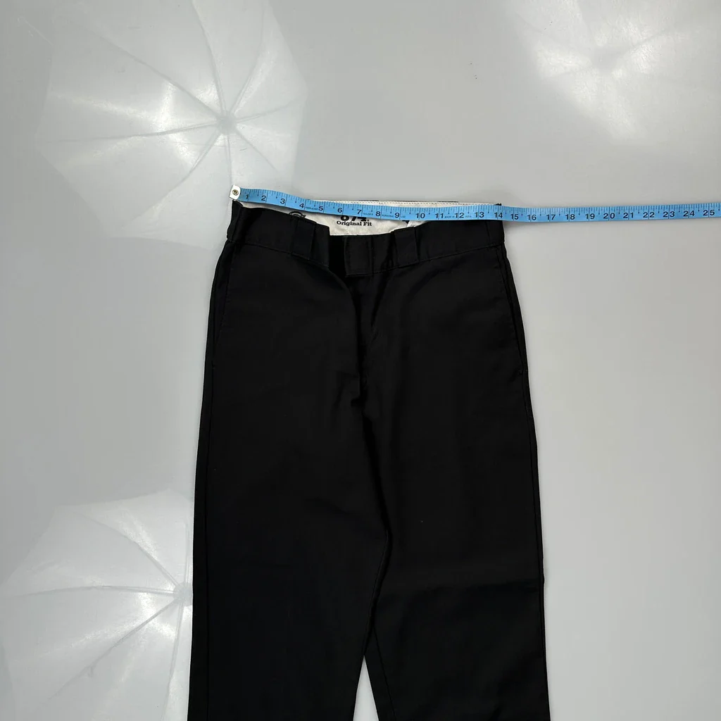 Dickies Trousers - 33W 31L Black Cotton - Image 3