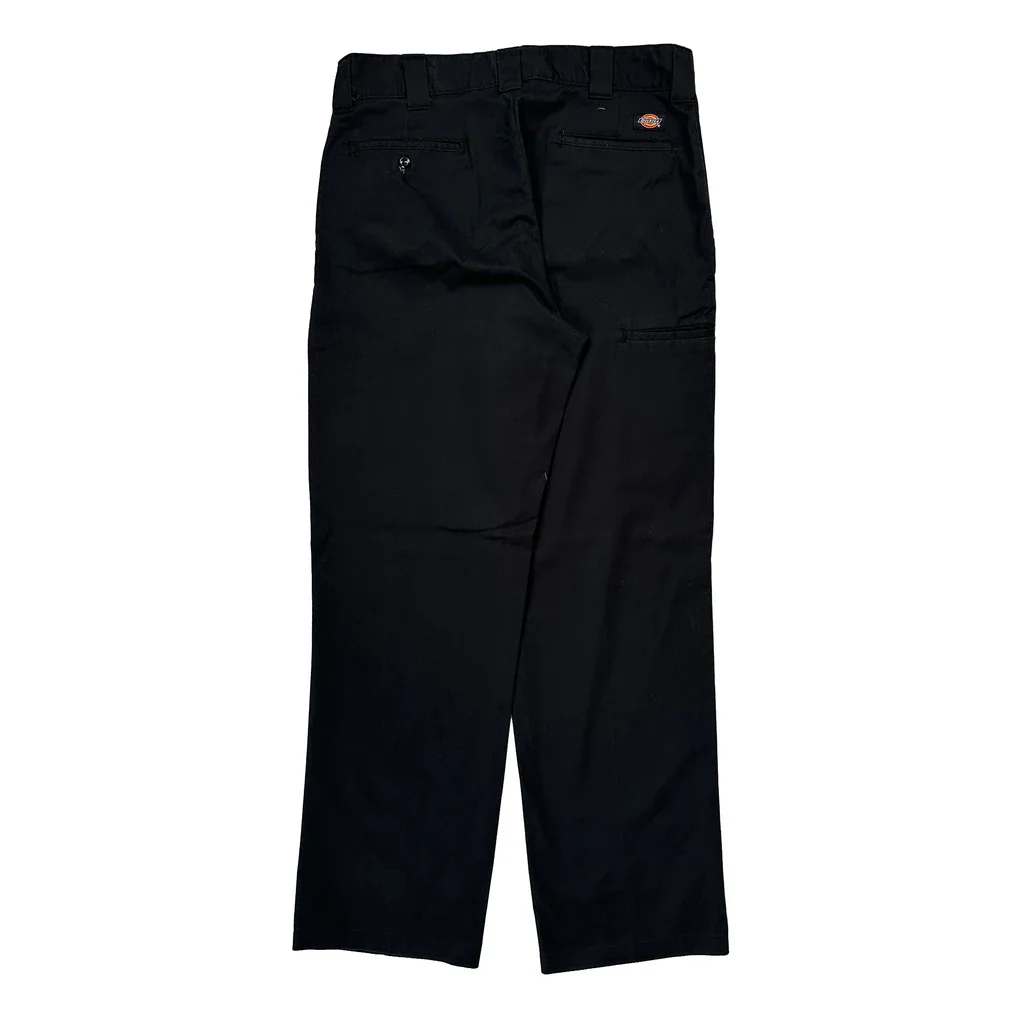Dickies Trousers - 34W 34L Black Polyester Blend