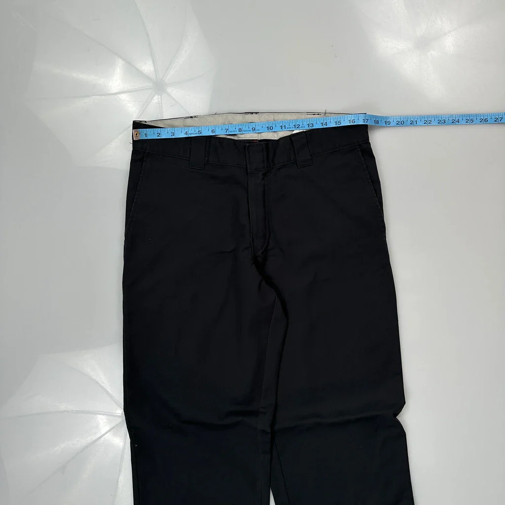 Dickies Trousers - 34W 34L Black Polyester Blend - Image 4
