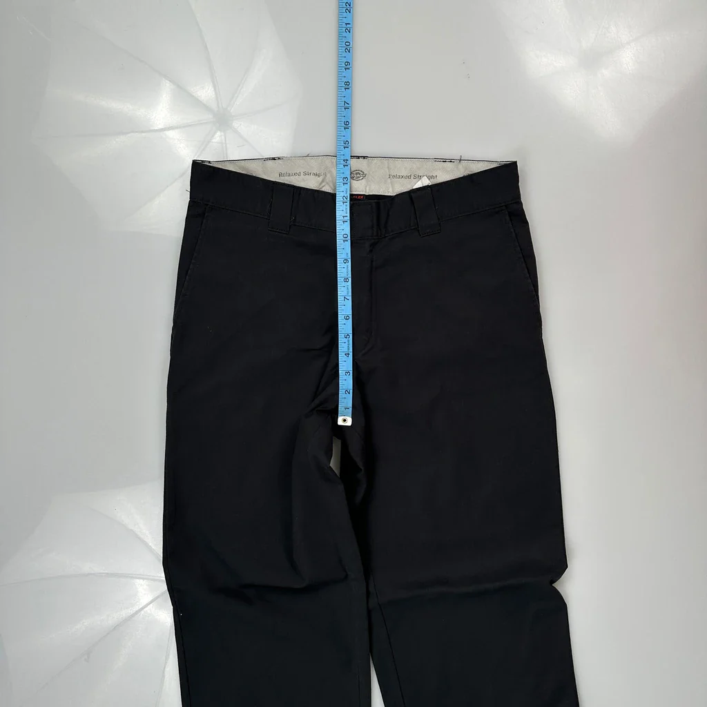 Dickies Trousers - 34W 34L Black Polyester Blend - Image 5