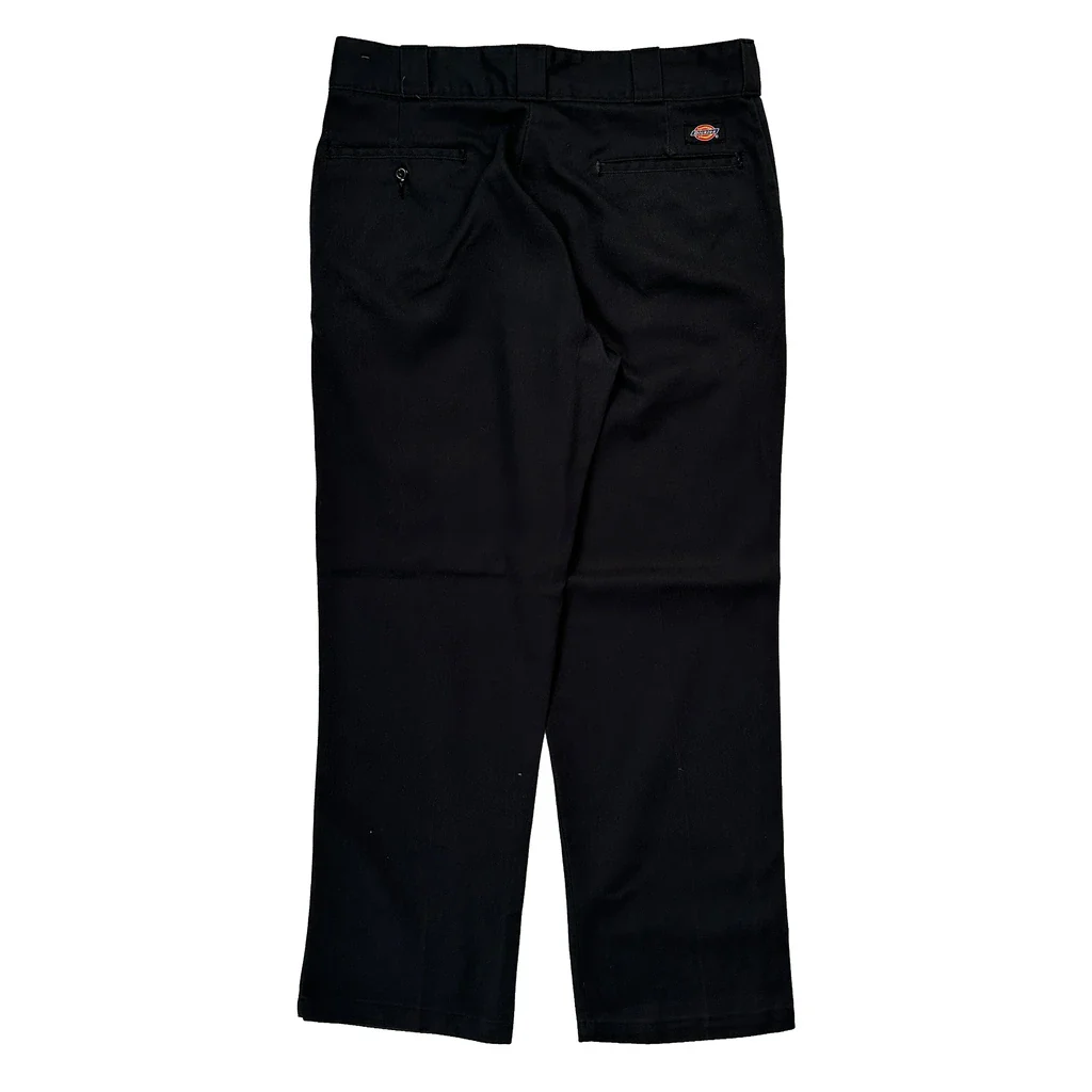 Dickies Trousers - 34W 30L Black Cotton