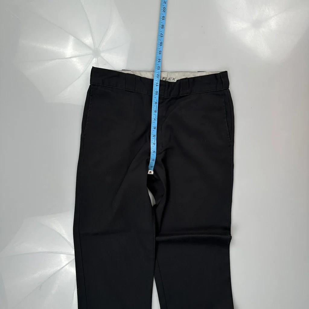 Dickies Trousers - 34W 30L Black Cotton - Image 4