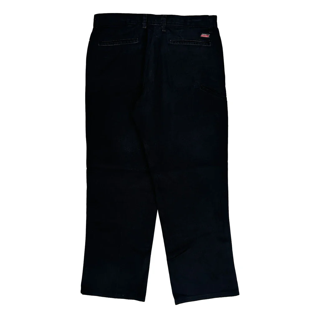Dickies Trousers - 34W 30L Black Polyester Blend