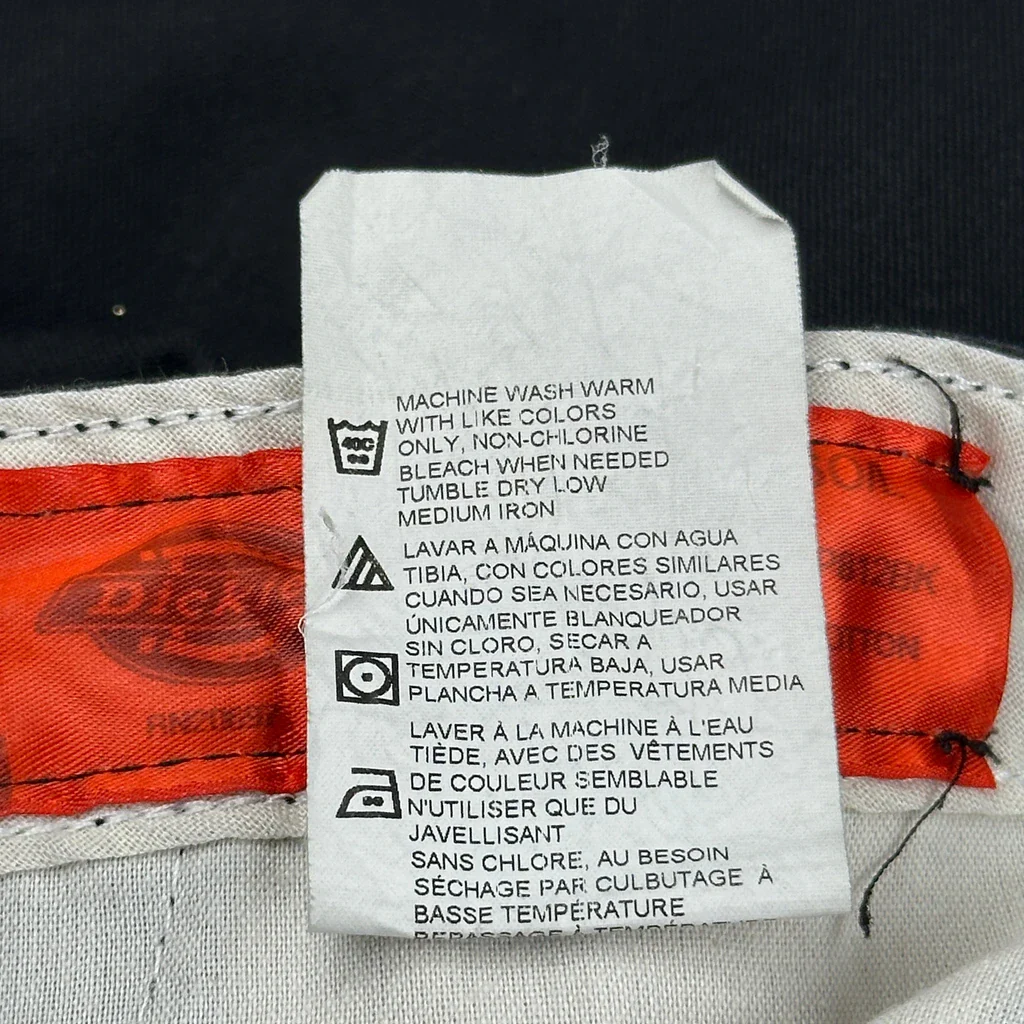 Dickies Trousers - 34W 30L Black Polyester Blend - Image 7