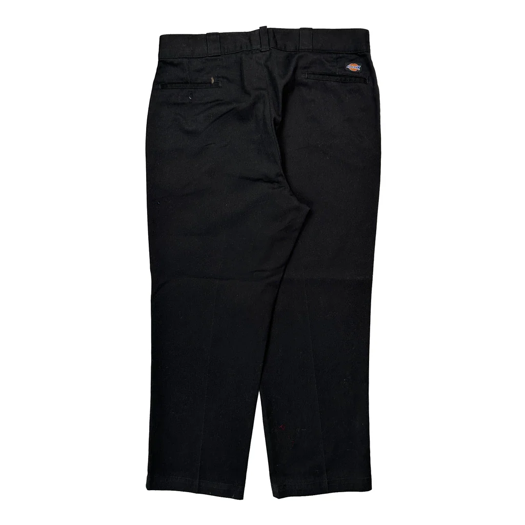 Dickies Trousers - 36W 29L Black Cotton Blend