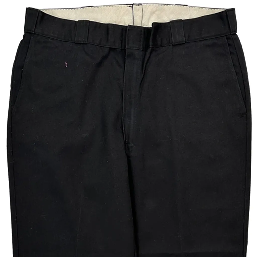 Dickies Trousers - 36W 29L Black Cotton Blend - Image 8