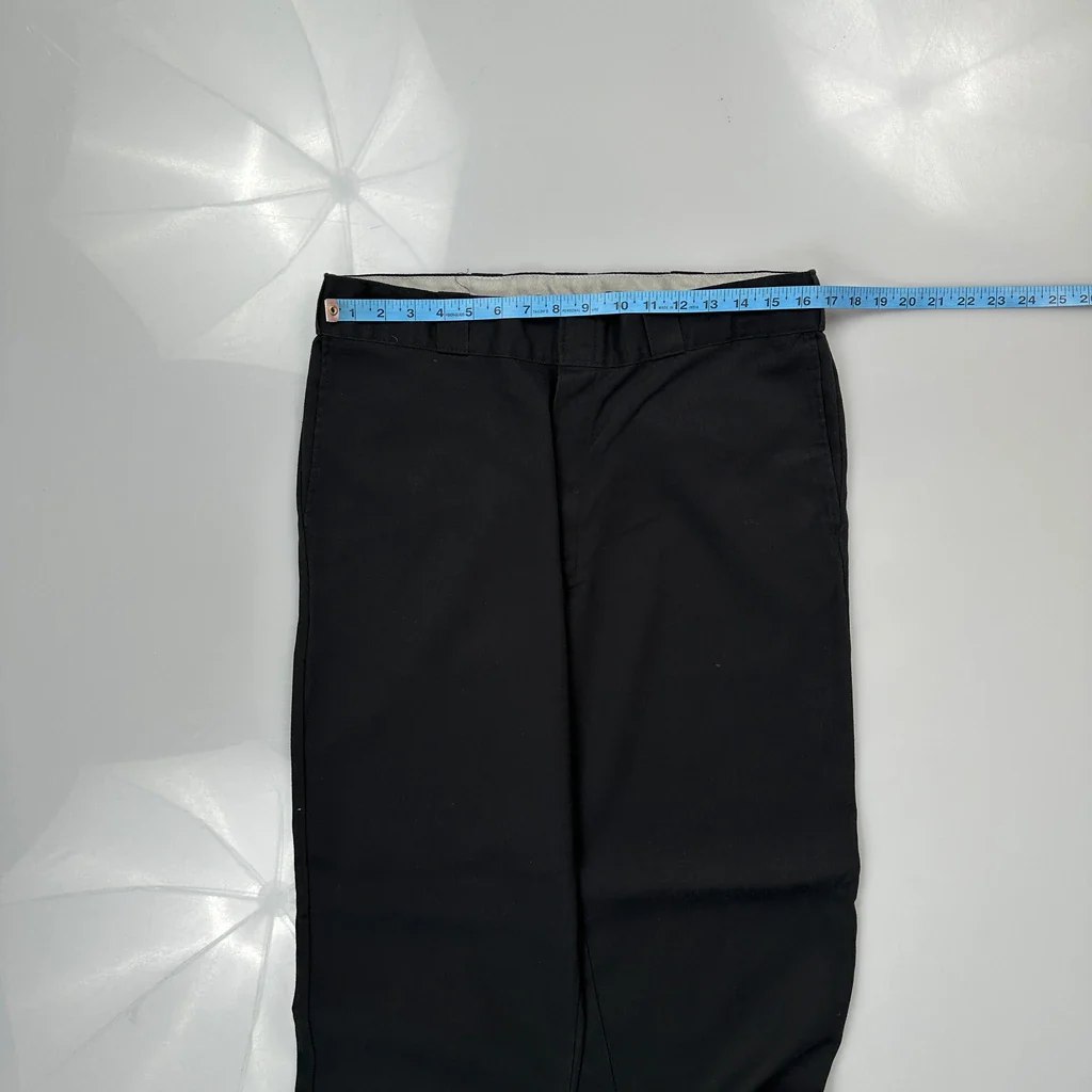 Dickies Trousers - 36W 32L Black Cotton - Image 3