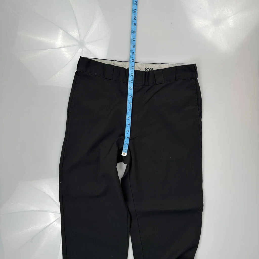 Dickies Trousers - 36W 32L Black Cotton - Image 4
