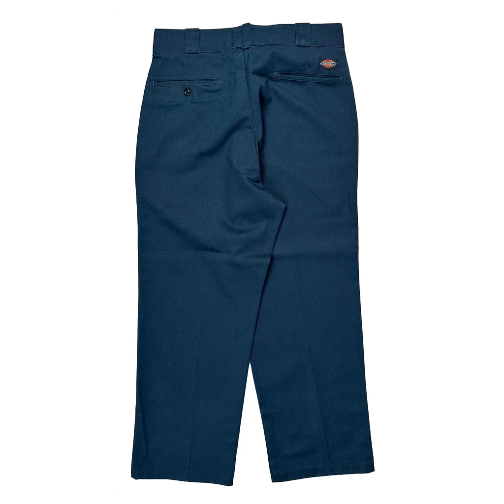 Dickies Trousers - 30W 27L Blue Cotton Blend