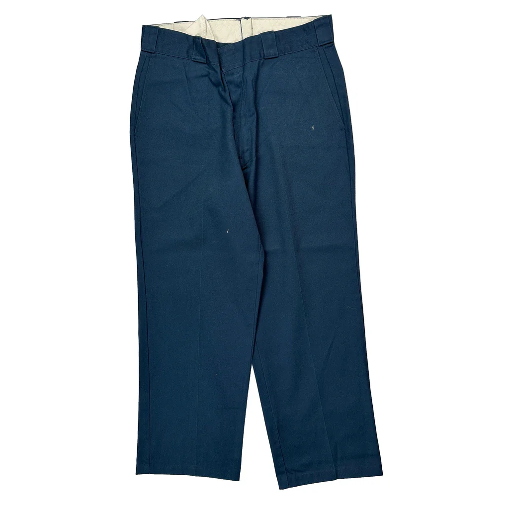 Dickies Trousers - 30W 27L Blue Cotton Blend - Image 2