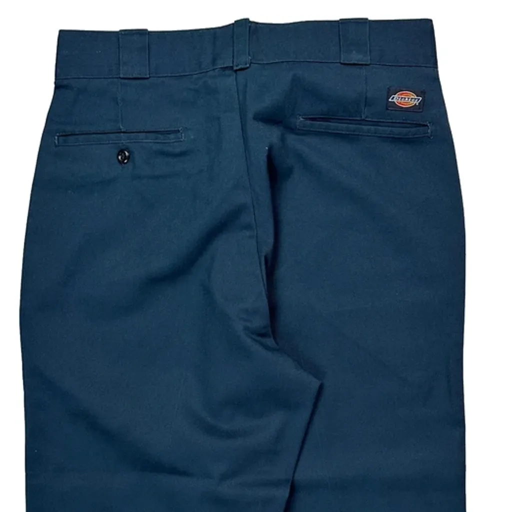 Dickies Trousers - 30W 27L Blue Cotton Blend - Image 6