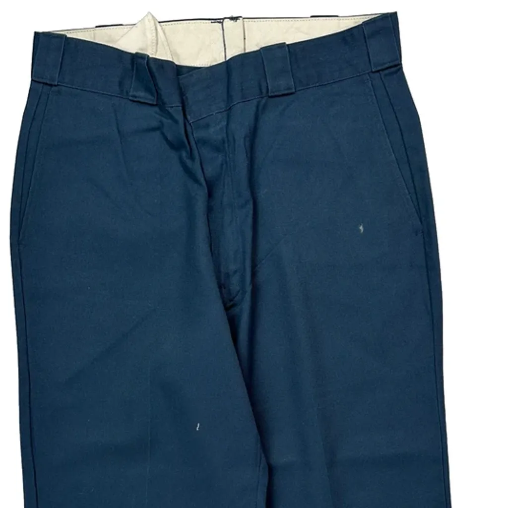 Dickies Trousers - 30W 27L Blue Cotton Blend - Image 8